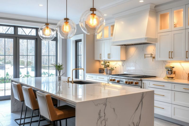Marble Slab Installation in Marin County, CA